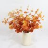 3 Artificial Eucalyptus Stems for Fall Decor - Perfect for Office and Home Floral Arrangements