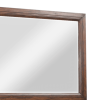 Bridgevine Home Branson Mirror, No Assembly Required, Rustic Buckeye Finish