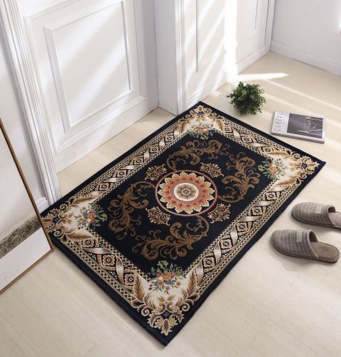 Thickened Absorbent Jacquard Carpet Dornier Woven Living Room Bathroom Rug Kitchen Non-slip Home Entry Floor Door Mat Red Brown Thickened Absorbent Jacquard Carpet Dornier Woven Living Room Bathroom Rug Kitchen Non-slip Home Entry Floor Door Mat Red Brown