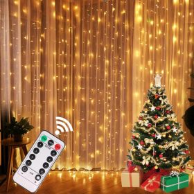 Curtain Garland Merry Christmas Decorations for Home (size: 1Mx3M 100LED)