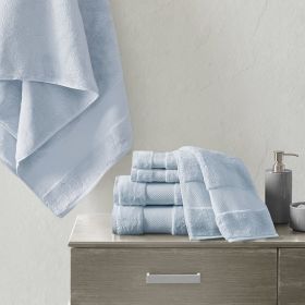Cotton 6 Piece Bath Towel Set (Color: as Pic)